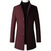 Мужские тренчи, мужские длинные куртки, двубортные, повседневные шерстяные пальто, деловые пальто для отдыха, мужские пальто 3XL 231005