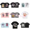 Hellstar Shirt Designer Chemises courtes Hommes Plus Tees Hellstar t-shirt Rappeur Washed Grey Heavy Craft Unisexe T-shirts à manches courtes Tops High Street Retro Hell star Tees