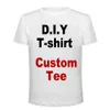 Men's T-Shirts 2021 Summer DIY Custom Design 3D Printing Style Polyester T-shirt Hip-hop Punk Custom-made -selling Short Slee263M