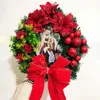 Outros suprimentos de festa de evento Guirlandas de Natal Decoração Grinalda Porta da frente Janela Parede Pendurada Plantas Falsas Ornamento Flor Artificial Drop 231005