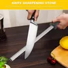 Bowls 17Inch 600 Kitchen Grit Diamond Knife Sharpener Sharpening Steel Rod Stone