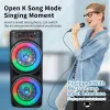 Potężny przenośny głośnik Bluetooth Duże subwoofer bezprzewodowy stereo muzyka Karaoke obsługuje FM SD USB z mikrofonem