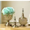 Storage Bottles European Style Crystal Glass Decoration Small Sugar Bowl Living Room With Lid Dried Fruit Creative Home