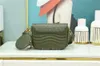 Designer-Tasche neue V-Wave Muster Crossbody Bag geflochten