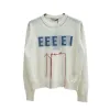 SWEATER SWEATER SWEATER DOMOWY Moda Casual Letter Drukowanie okrągła szyi SWEADER SWEADERY DŁUGO SWATER 2023 KNITED PULLOVER