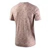 Magliette da uomo Camicia da uomo T-shirt a maniche corte Maglietta con bottoni alla moda con scollo a V Top T-shirt Arriva abbigliamento elegante maschile