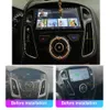 Ford Focus için Android Radyo 3 MK3 2011-2017 9 inç dokunmatik ekran Apple Carplay Android Otomatik Araba Bluetooth GPS Navi Araba Multimedya Oyuncu Yedek Araba DVD