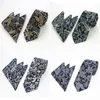 Bow Ties RBOCOTT Fashion Cotton 6cm Skinny Blue Vintage Floral Neck Tie And Handkerchief Set Men s Casual Slim Green Paisley Necktie 231005