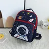 Sacos escolares crianças bonito astronauta foguete moda mochilas menina menino estudantes dos desenhos animados mochilas leves para viagens 231006