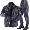 Survêtements pour hommes Printemps Été Uniforme militaire Uniforme de camouflage extérieur Noir Python Motif Salopette résistante à l'usure Tissu d'assurance du travail 231006