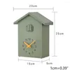 Wall Clocks Minimalist Cuckoo Clock Pendulum Natural Bird Voice Art For Home Living Room Kitchen Office Decoration