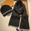 Haute Qualité Hommes Femmes Designers Chapeau Écharpe Ensembles Classique Treillis Garder Au Chaud En Hiver Deux Pièces Chapeaux De Laine Echarpes Ensemble Marques Fashi283E