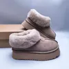 Australia Women Boots new High Street Shoes Snow Boot sheepskin shoes Fur Suede womens men Winter Ankle Booties Top Fur Shoes size 35-40 9 styles black brown