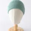 Beanie Skull Caps Knit Trawler Beanie Women Soft Stretch Yarn Watch Men Simple Ribbed Fisherman Beanies Thick Unisex Warm 2023 Hat 231005