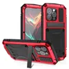 Lüks Alüminyum Alaşım Vogue Telefon Kılıfı İPhone 15 Plus 13 Mini 12 14 Pro Max Samsung Galaxy S23 Ultra S22 Plus S21 Sports Açık Su Geçirmez Metal Kickstand Shell