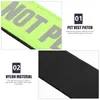 Dog Collars 2 Pcs Service Adhesive Patches Small Vest Sticker Supplies Puppy Harness Pet Not