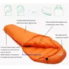 Sleeping Bags Very Warm White Goose Down Filled Adult Mummy Style Bag Fit for Winter Thermal 4 Kinds of Thickness Camping Travel 231006