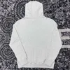 Sweat à capuche en coton polaire pour homme, veste blanche à capuche, manteau chaud, taille S-XL, nouvelle collection automne/hiver 2023