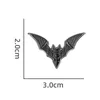 Brooches Dark Punk Style Enamel Pin Bat Badge Jewelry Gothic Badges Backpack Sweater For Kid Woman Halloween Gift Wholesale