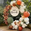 Altri articoli per feste per eventi Kit arco ghirlanda di palloncini in metallo verde oro Kit per bambini Compleanno Festa di nozze Palloncini in lattice bianco nero opaco Decorazioni per baby shower 231005