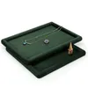 Jewelry Boxes Jewelry Tray Show Stand Shop Organizer For Necklace Bracelet Long Chain Velvet Solid Color Jewelry Display Tray 231006