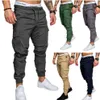 Mens Joggers Sweatpants Casual Men byxor Overalls Militär taktik byxor Elastiska midjelastbyxor Fashion Jogger Pants278J