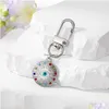 Sleutelhangers Strass Boze Oog Sleutelhanger Ring Voor Vrouwen Mannen Blauwe Charms Hanger Tas Auto-accessoires Drop Delivery Sieraden Dhfqg