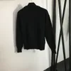 1003 2023 Подиумная осень, брендовый свитер в том же стиле, пуловер с длинными рукавами, белый, черный, с круглым вырезом, модная одежда, женская одежда высокого качества