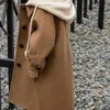 Piumino 3-12 anni Cappotto invernale e autunnale per bambini Cappotto di lana di media lunghezza Abbigliamento con cappuccio alla moda per ragazzi e ragazze 231005