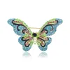 Broche de luxe de styliste, broche papillon incrustée de diamants, cadeaux luxueux pour Couples, Broches d'animaux