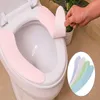 Toilet Seat Covers Universal Cover Household Washable Green Purple Pink Sticky Waterproof WC Cushion Accessories