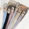 Belts Candy Color Belt No Punching Buckle Fashion Lazy Casual Waistband Elastic Adjustable Breathable
