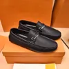 Novidade para designers de moda masculina casual conforto Sola ultraleve Palmilhas de couro Palmilhas de couro Preto Sapatos antiderrapantes e resistentes ao desgaste Confortos 1 a 1