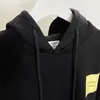 Herrtröjor tröjor posta det noterar utskriftsvetar hoodies män kvinnor 1 1 svart fast fleece överdimensionerade huvtröjor j231006