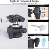 Tripod Kafa Kafa Kamerası Profesyonel Düşük Profil Video Top Montajı 360 Panoramik Evrensel Ballhead DSLR Monopod EB36S 231006