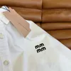 Moda feminina camisas brancas blusas designer bordado carta t camisa topos menina senhora casual camisolas