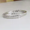 Braccialetti classici di cristallo del serpente dei braccialetti aperti dei braccialetti per le donne Gioielli di marca di moda stile punk braccialetti robusti animali 231006