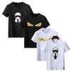 Mens T Shirt Top Embrodiery Eye Casual Man Womens Tees Letters Print Short Sleeves Eyes Men T-shirt Breathable White Black Cotton286S