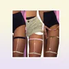 Sexy Bohemia Rhinestones Multi Layers Leg Thigh Chain Shiny Jewelry Beach Body Chain5206620