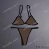 22ss Italiaanse bikini lente zomer rompertjes kant nachtkleding ondergoed dubbele letters dames badmode tops hoge kwaliteit bikini regenboog302x