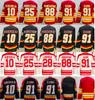 Hockey retrò inverso 10 Jonathan Huberdeau Jersey Heritage Classic 25 Jacob Markstrom 28 Elias Lindholm 88 Andrew Mangiapane 91 Nazem Kadri Stit Sport Men