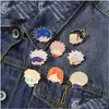 Pins Brooches Jujutsu Kaisen Chibi Enamel Pin Cartoon Badge Metal Lapel Clothes Backpack Hat Jewelry Kids Fans Friends Gift Accesso