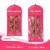 Wig Stand Alileader 4 Colors Portable Wig Bag With Hanger Wig Storage Bags Pack Holder For Virgin Hair Weft Clip In Hair Extension 231006