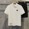 Men's Polo Shirt Designer Men's Fashion Horse T-shirt Casual Men's Golf Spring Polo Triangle High Street Trend Top T-shirt Asia