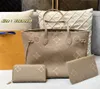 مصممي حقيبة يد نقش حقيبة طباعة AAAAA 2PCs وضعت شركات جلدية حقيقية المرأة النساء لافاة كروس الكتف أكياس محفظة سيدة أزياء القابض