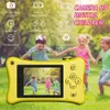 Видеокамеры Мини зеркальная детская камера HD Цифровой 2-дюймовый экран 1080P Запись видео Небьющийся детский подарок Задний автоспуск Игры на открытом воздухе 231006