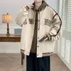 Veste de créateur Etemen lettre brodée cardigan imprimé veste de baseball fermeture éclair printemps automne tendance pour hommes coupe ample vêtements de sport décontractés veste à col montant