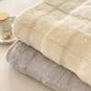 Одеяла из норки, утепленное теплое покрывало, высокое качество, кролик, бархат, искусственный мех, домашняя льняная сетка, фланелевый чехол, свадебный подарок, сон 231005