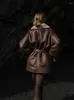 여자 모피 RR2797 스트리트웨어 대형 가짜 시어링 겨울 재킷 여성 긴 두꺼운 가짜 테디 더블 페이스 코트 벨트 허리