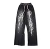 Hellstar Mens Hoodies Brand Pullover Jogger Pants Long Pants High Street Hip Hop Tracksuit S-XL2232